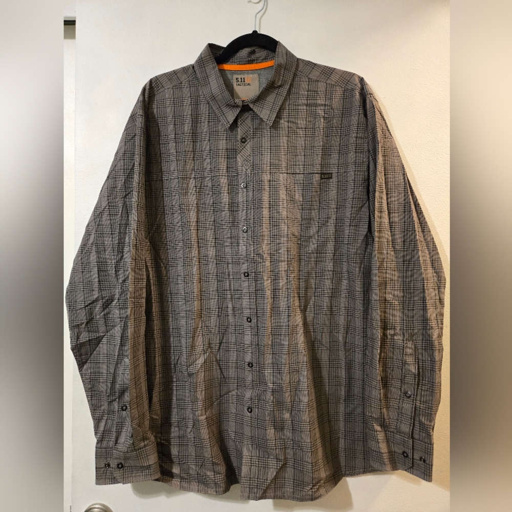 5.11 Tactical Shirt Mens XL Long Sleeve Button Up Casual Lightweight